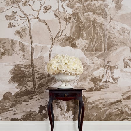 Savery Mural, Sepia