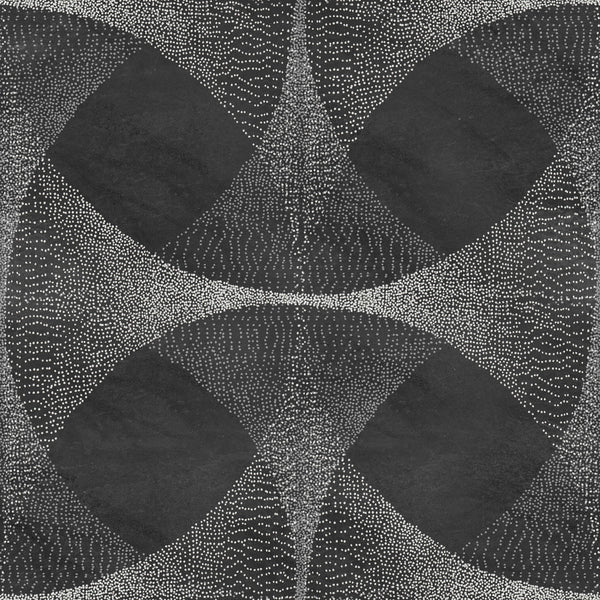 Diamond Noir | Poppy Print Studio Wallcovering