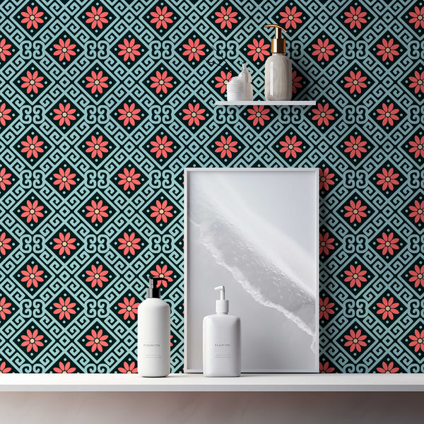 Chuck's 1950's Geometrics Wallpaper | DW Bespoke Studios