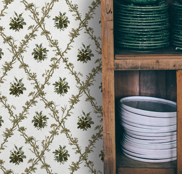Sunderland 1950's Lattice Wallpaper | DW Bespoke Studios
