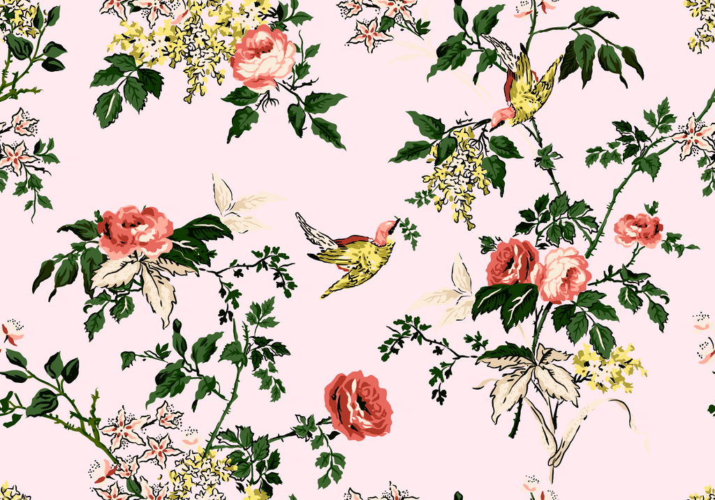 Cassie's Authentic Vintage 1950's  Wallpaper