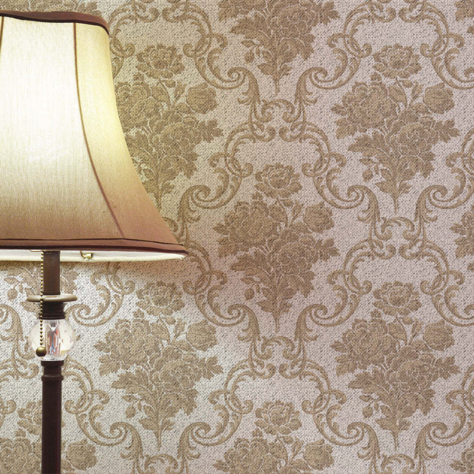 Patricia's 1950's Damask Wallcovering | DW Bespoke Studios