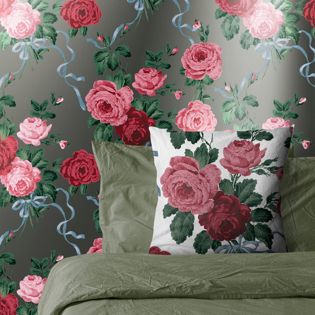 Rosie's Roses 1950's  Wallcovering | DW Bespoke Studios