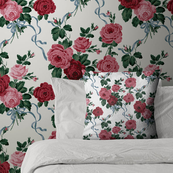 Rosie's Roses Authentic Vintage 1950's  Wallpapers