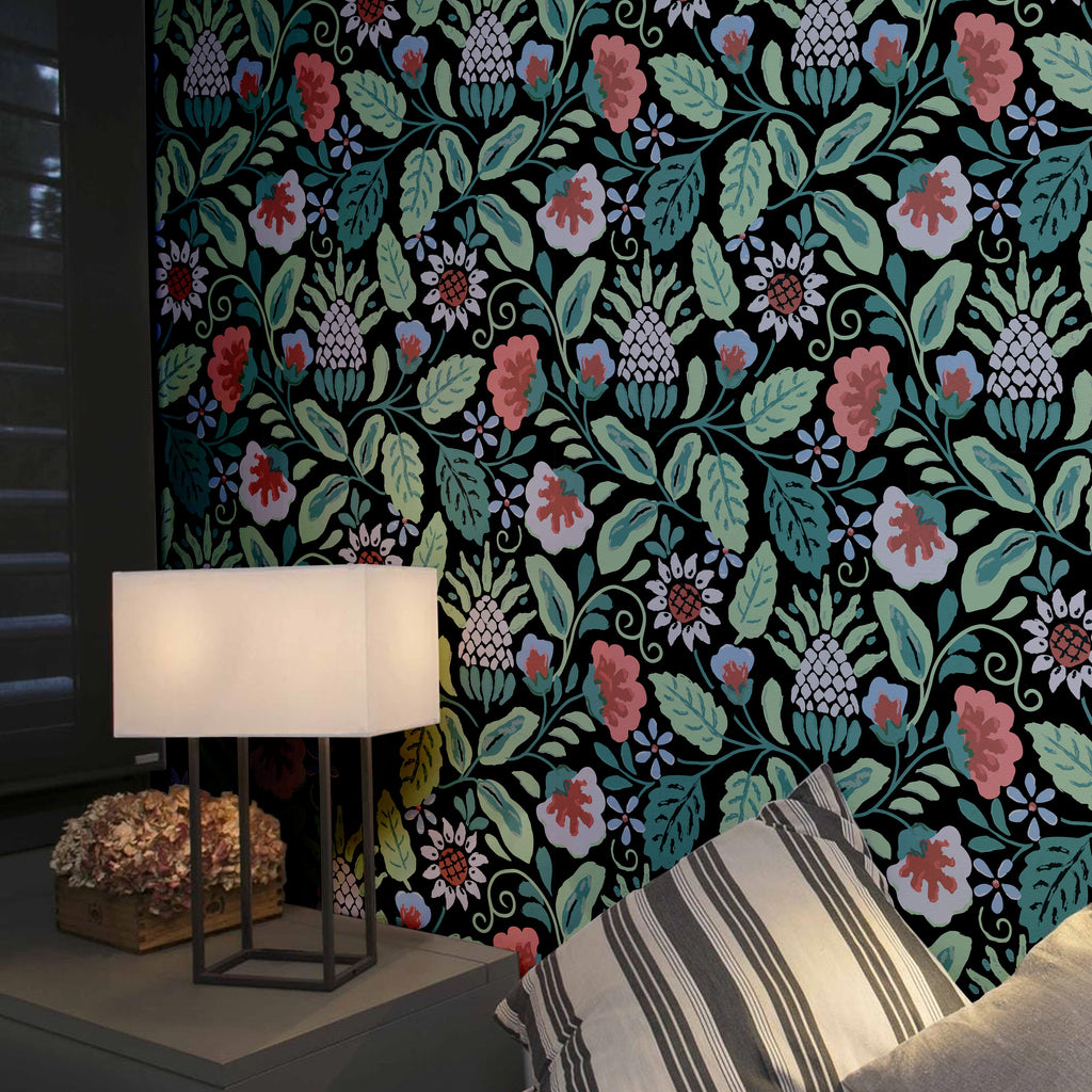 Linda's Authentic Vintage 1950's s Wallcovering | DW Bespoke Studios