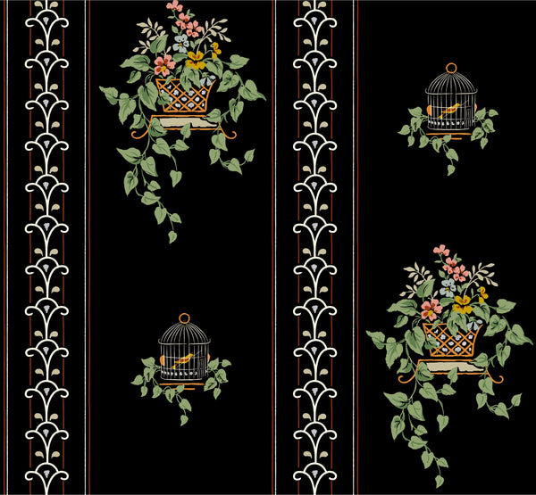 Edith's 1950's Stripe Wallcovering | DW Bespoke Studios