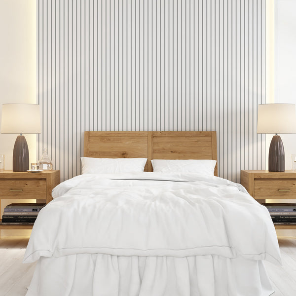 Glastonbury Ticking Stripe Contemporary | Architectural Wallcoverings