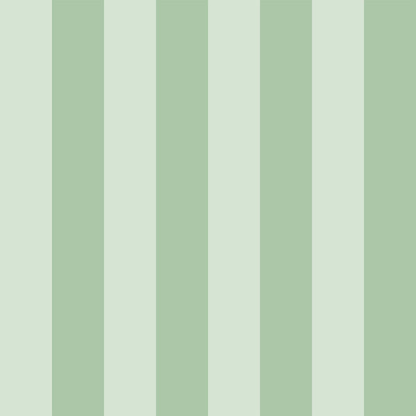 Pico 6" Fentucci Stripe -  Sunset Spring Green Wallcovering | DW Bespoke Studios