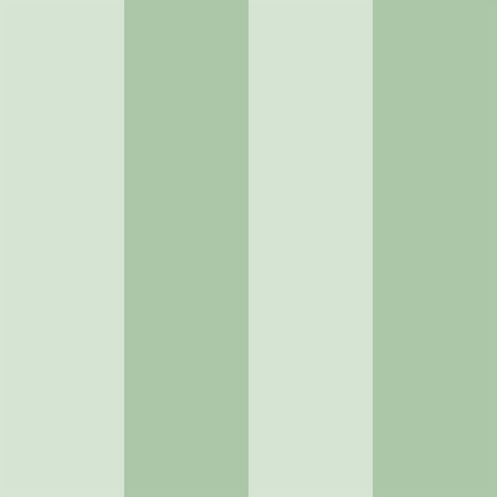 Pipa 12" Fentucci Stripe -  Sunset Spring Green Wallcovering | DW Bespoke Studios