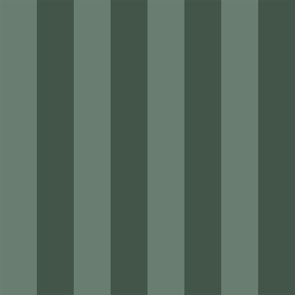 Pico 6" Fentucci Stripe -  Oxford Olive Green Wallcovering | DW Bespoke Studios