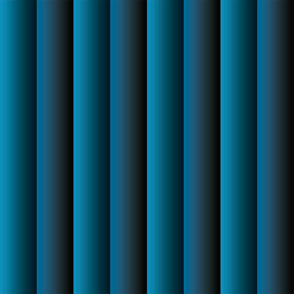 Pico 6" Fentucci Stripe -  Sultry Sunset Blue Wallcovering | DW Bespoke Studios