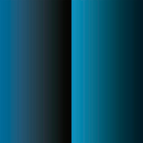 Pano 24" Fentucci Stripe -  Sultry Sunset Blue Wallcovering | DW Bespoke Studios