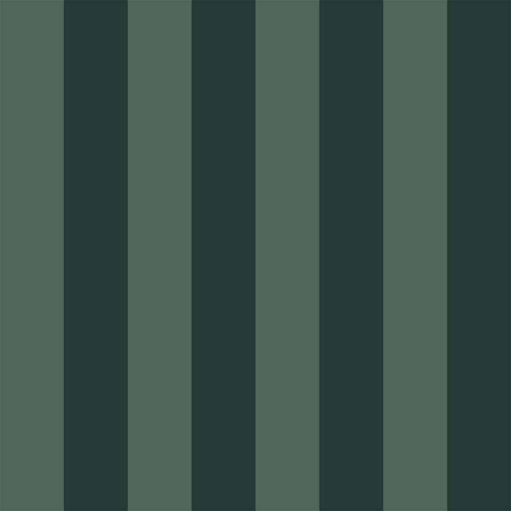 Pico 6" Fentucci Stripe -  Foothill Forest Green Wallcovering | DW Bespoke Studios