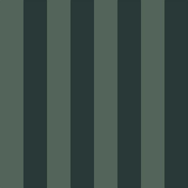 Pico 6" Fentucci Stripe -  Foothill Forest Green Wallcovering | DW Bespoke Studios