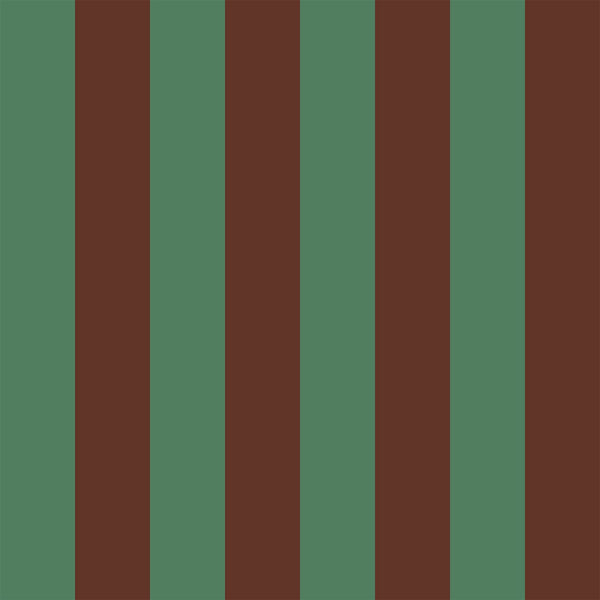 Pico 6" Fentucci Stripe -  Canon Drive Cappuccino Wallcovering | DW Bespoke Studios