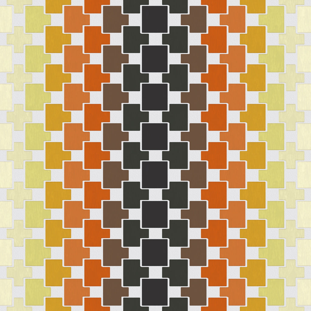 Fremont 1970's Geometric Wallcovering | DW Bespoke Studios