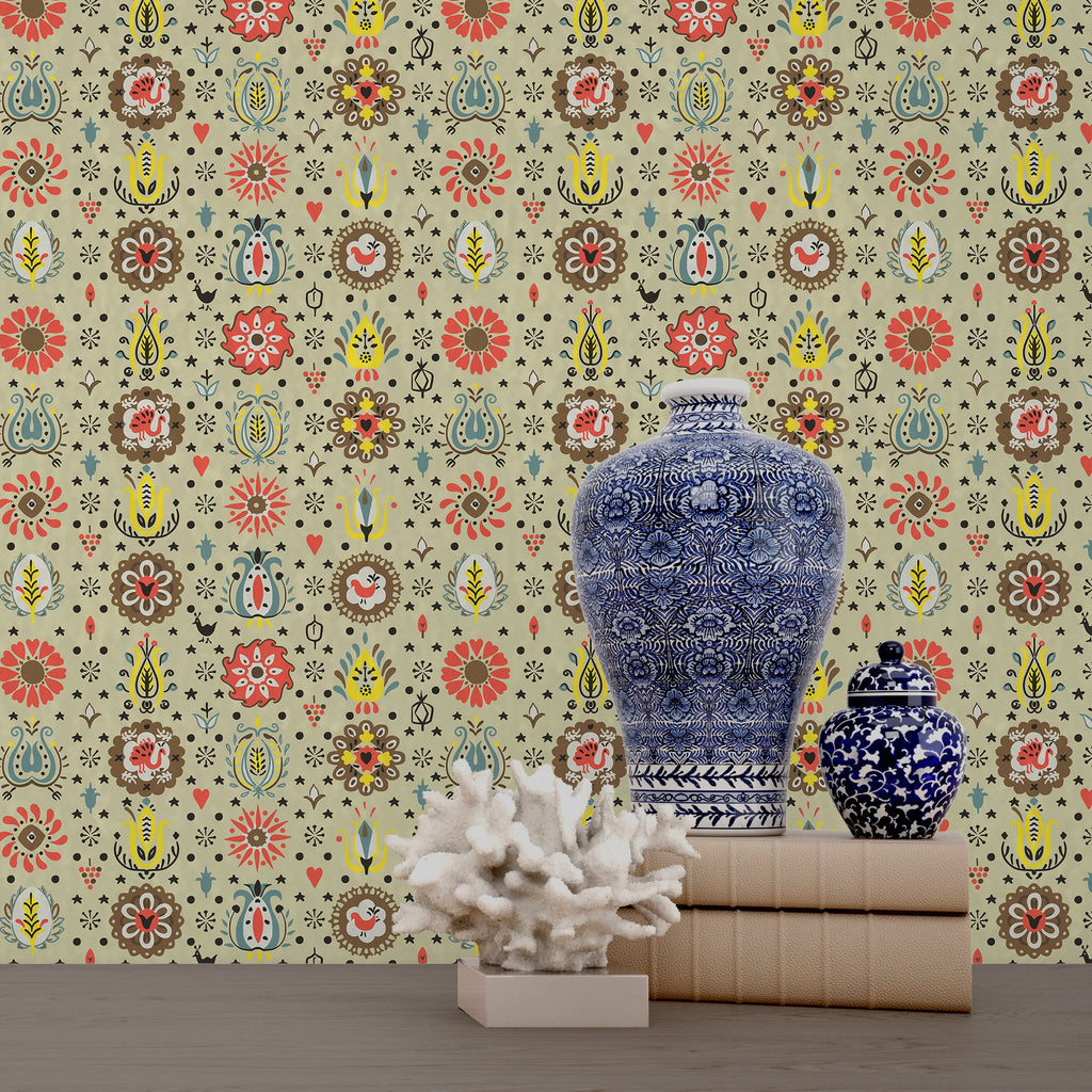 Freport 1960's Wallcovering | DW Bespoke Studios