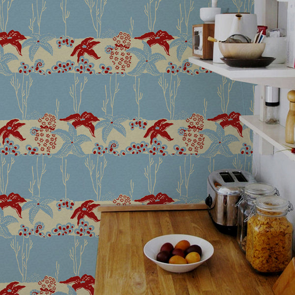 Savannah's Starfish Authentic Vintage  Wallpaper