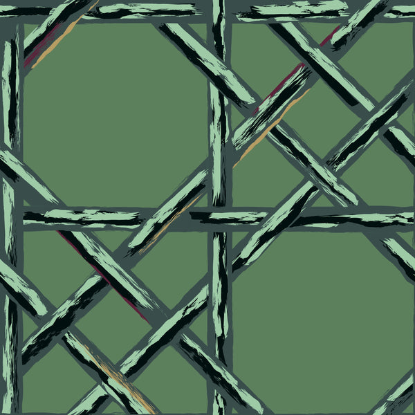 Cambridge 1950'S Bamboo Trellis Mid-Century Modern | Architectural Wallcoverings