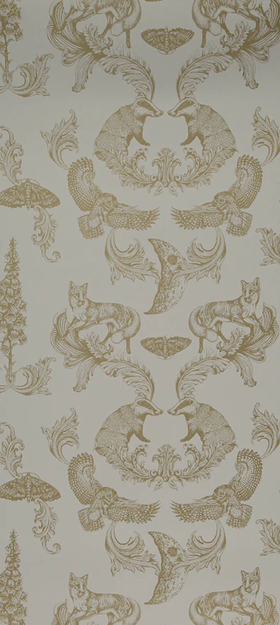 Dipped In Moonlight Cream Wallcovering | Graduate Collection