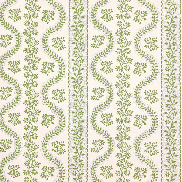 Dolly Wallcovering Lettuce Green | Sister Parish