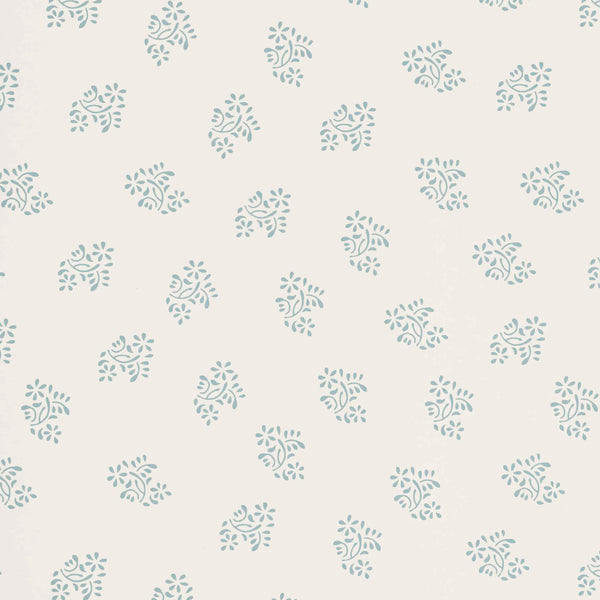 Dolly Flower Wallcovering Seafoam | Sister Parish