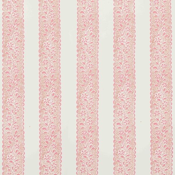 Dolly Stripe Wallcovering Pink | Sister Parish