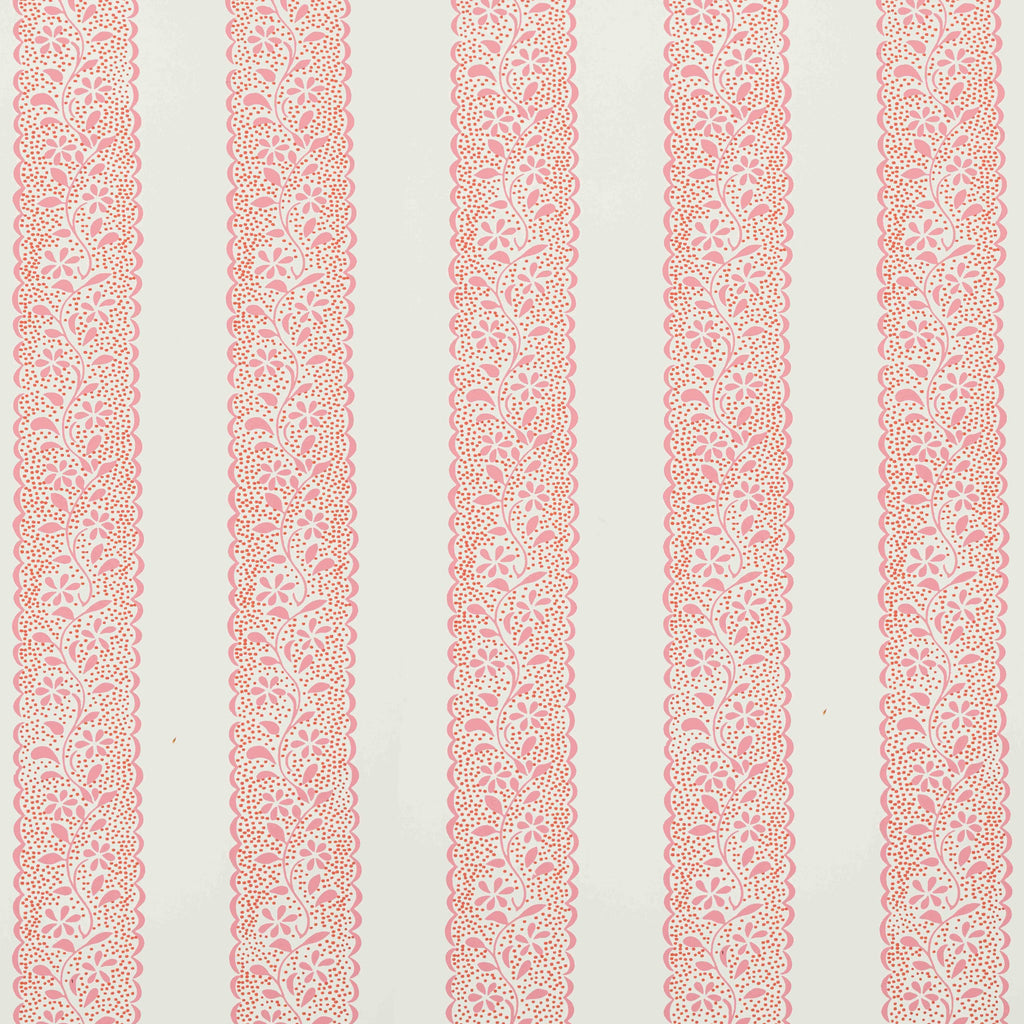 Dolly Stripe Wallpaper Pink