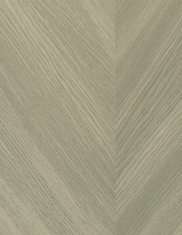 Tokyo Chevron Wood Taupe Wallcovering | Phillipe Romano