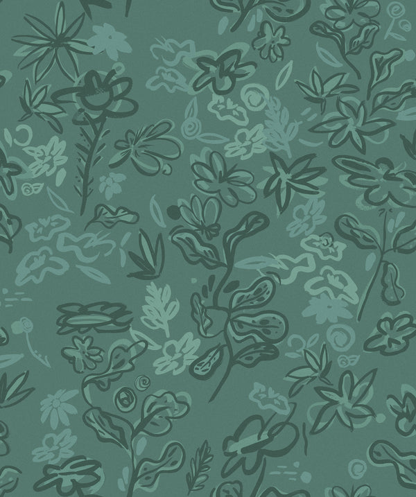 Crazy Flowers EF4905-2 Wallcovering | Tres Tintas