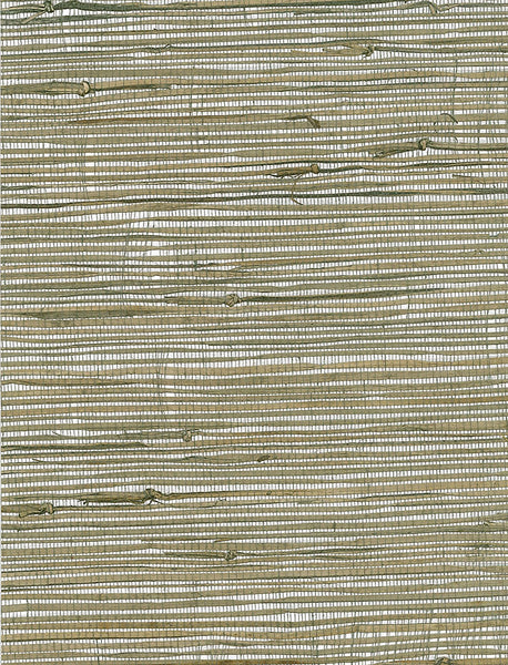 Malibu Triangle Grass Wallpaper - Contemporary Grasscloth - Gray, Metallic Silver, Neutrals | Malibu Wallpaper