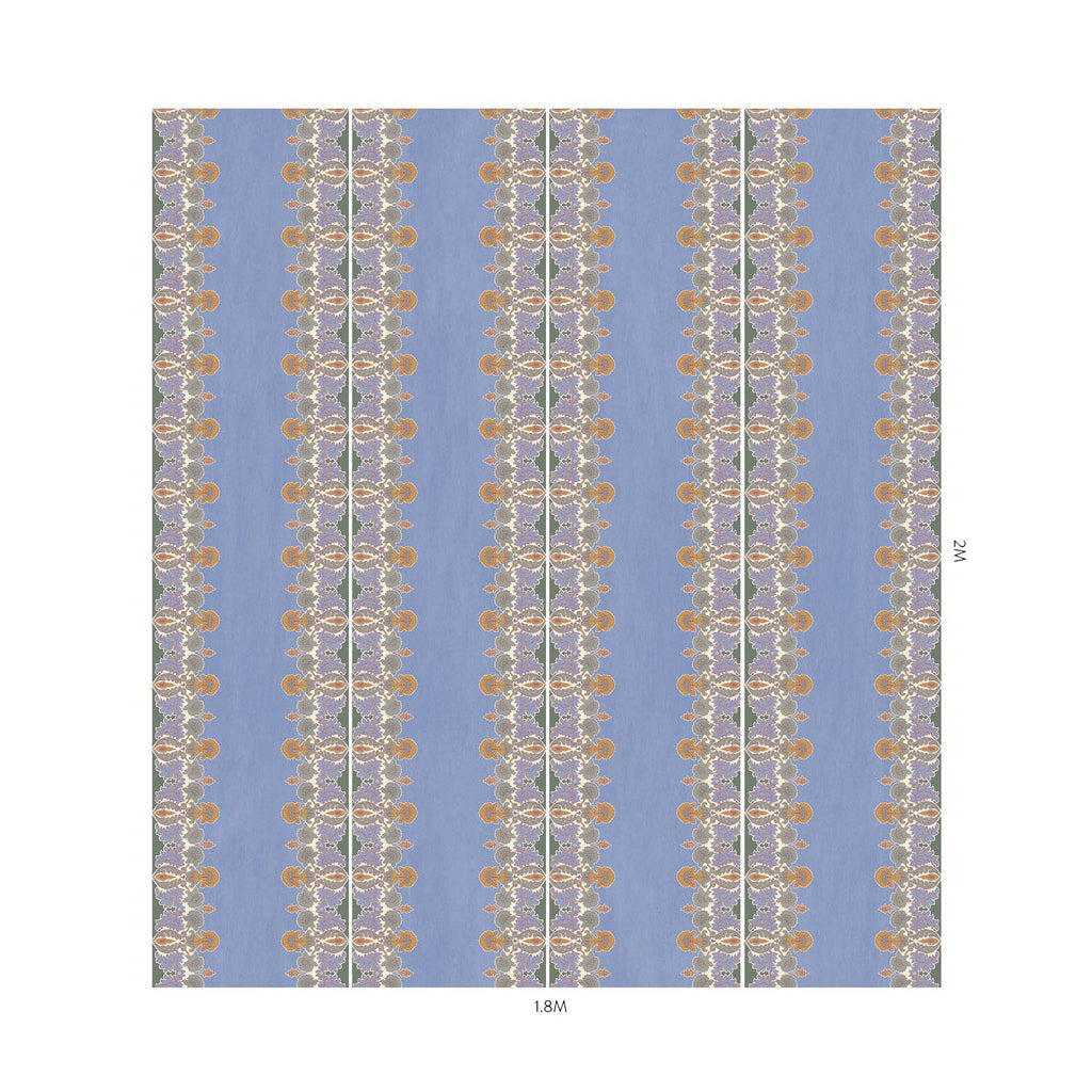 Emania Stripe Azurite, Sample