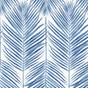Malibu Marina Palm Wallpaper - Coastal Botanical - Coastal Blue | Malibu Wallpaper