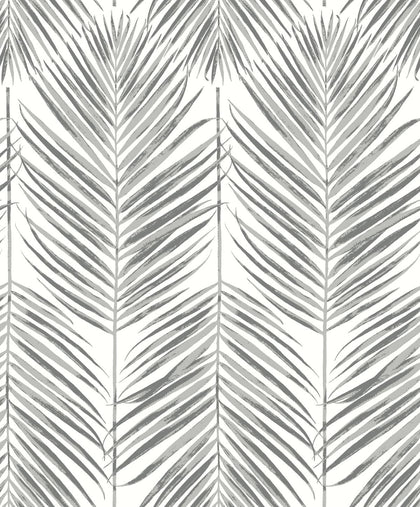 Marina Palm Coastal Botanical - Daydream Grey | Architectural Wallcoverings