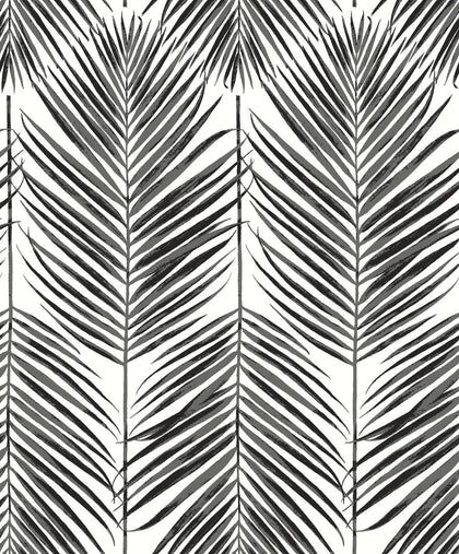 Marina Palm Coastal Botanical - Ebony | Architectural Wallcoverings