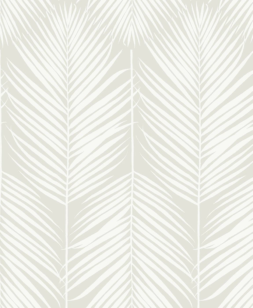 Malibu Athena Palm Wallpaper - Coastal Botanical - Sea Salt | Malibu Wallpaper