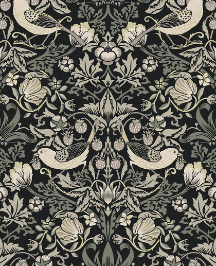 Fragaria Garden Vintage Animal Print - Blacksmith | Architectural Wallcoverings