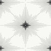 Malibu North Star Wallpaper - Contemporary Geometric - Snowbound | Malibu Wallpaper