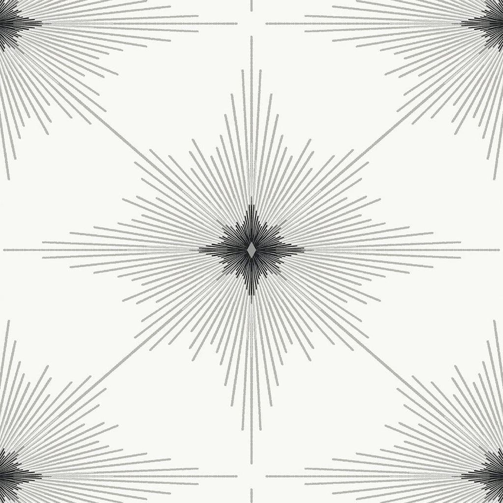 Malibu North Star Wallpaper - Contemporary Geometric - Snowbound | Malibu Wallpaper