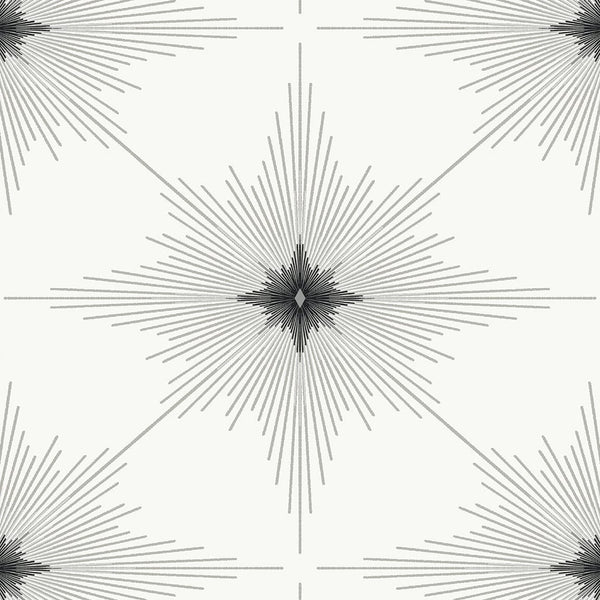 Malibu North Star Wallpaper - Contemporary Geometric - Snowbound | Malibu Wallpaper