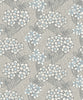 Malibu Floral Vine Wallpaper - Vintage Floral - Daydream Grey & Carolina Blue | Malibu Wallpaper