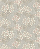 Malibu Floral Vine Wallpaper - Vintage Floral - Daydream Grey & Rose Petal | Malibu Wallpaper