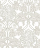 Malibu Floral Hydrangea Wallpaper - Vintage Floral - Pale Oak & Pearl | Malibu Wallpaper