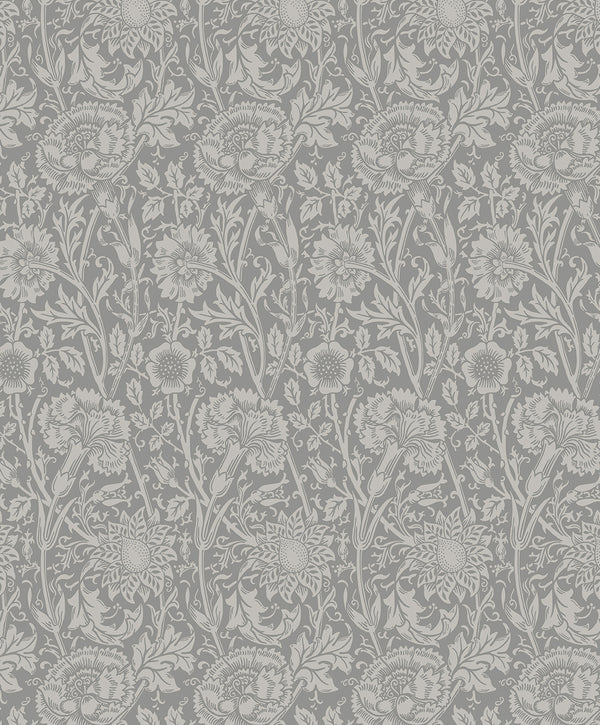 Tonal Floral Trail Vintage Floral - Argos Grey | Architectural Wallcoverings