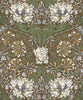 Malibu Ogee Flora Wallpaper - Vintage Floral - Dijon & Sage | Malibu Wallpaper