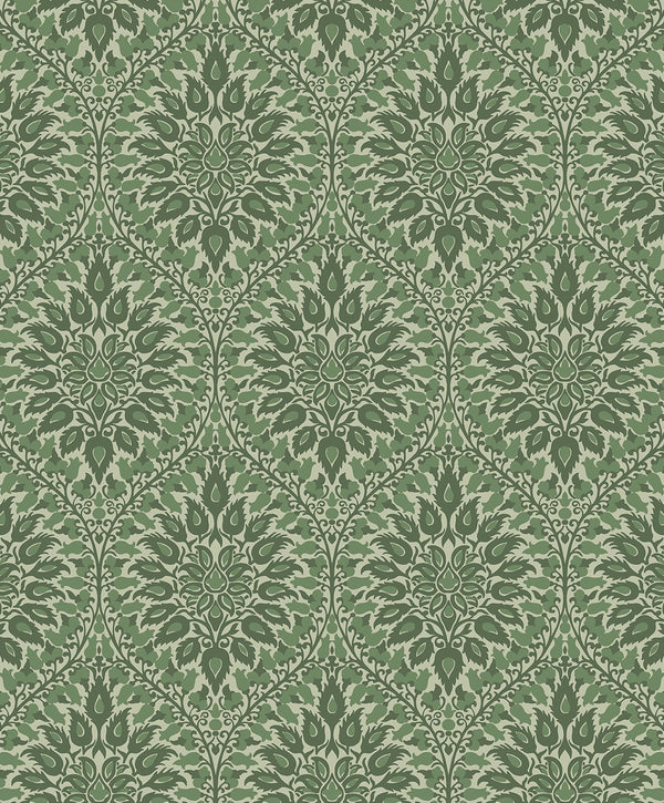 Luna Ogee Vintage Ogee - Fern | Architectural Wallcoverings