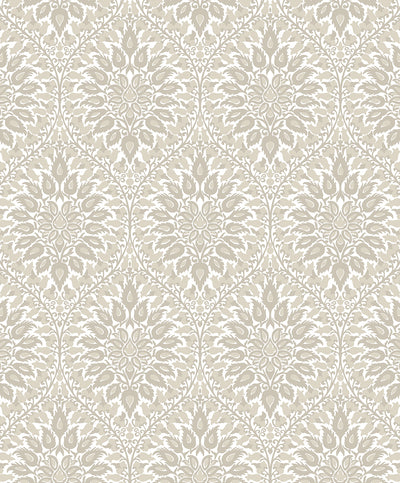 Luna Ogee Vintage Ogee - Natural Cream | Architectural Wallcoverings