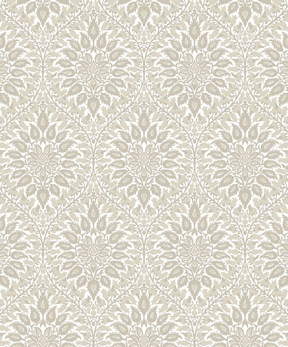 Luna Ogee Vintage Ogee - Natural Cream | Architectural Wallcoverings