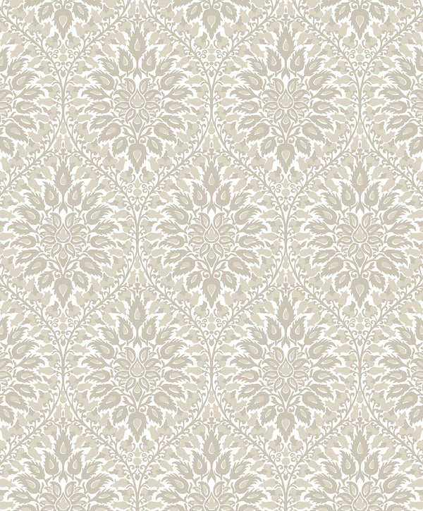 Luna Ogee Vintage Ogee - Natural Cream | Architectural Wallcoverings