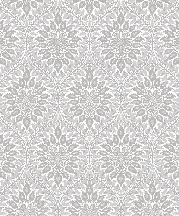 Luna Ogee Vintage Ogee - Daydream Grey | Architectural Wallcoverings